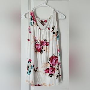 Large iGenJun tank top/shell floral print